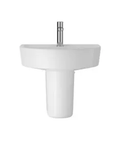 APS4766 Luna 520mm Basin & Semi Pedestal White