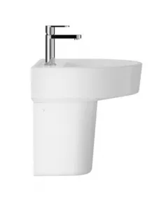APS4766 Luna 520mm Basin & Semi Pedestal White