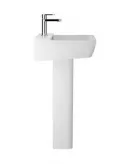 APS4777 Arlo 550mm Basin & Pedestal White