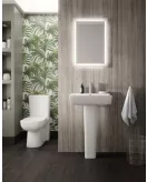 APS4782 Arlo Short Projection Pan Cistern &Seat White