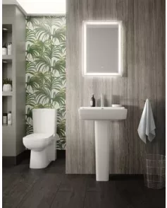 APS4782 Arlo Short Projection Pan Cistern &Seat White