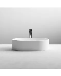 APS4807 Oval Basin 565 X 350 X 145 Matt White