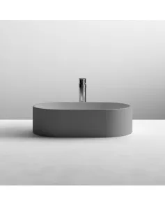 APS4808 Oval Basin 565 X 350 X 145 Matt Grey