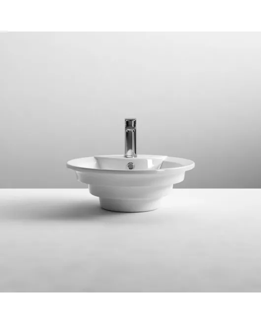 APS4824 White Round Ceramic Basin White