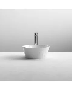 APS4829 Round Basin W358xD368xH137 White