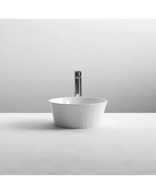 APS4829 Round Basin W358xD368xH137 White