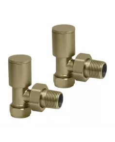 APS49686 Pattern Valve - Angled - Brushed Brass Brushed Brass