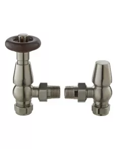 APS49745 Chelsea Angled Thermostatic valve Satin Nickel