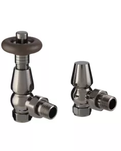 APS49748 Chelsea Angled Thermostatic valve Black Nickel