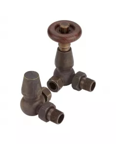 APS49755 Chelsea Corner Thermostatic valve Ant Brass