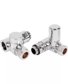 APS49759 Dual Fuel corner valves for elements Chrome