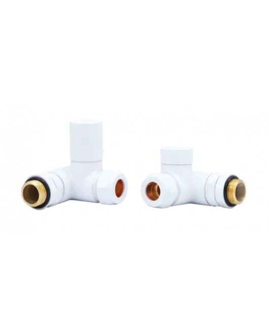 APS49764 Dual Fuel corner valves for elements White
