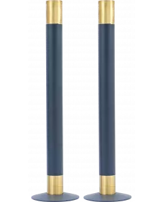 APS49773 Anthracite 15mm Pipe and Rossettes Anthracite