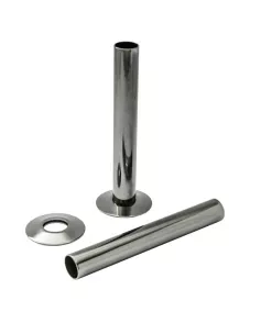 APS49779 180mm Tube and Rosettes Black Nickel