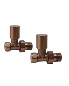 APS49844 Pattern Valve - Straight - Brushed Bronze Brushed Bronze