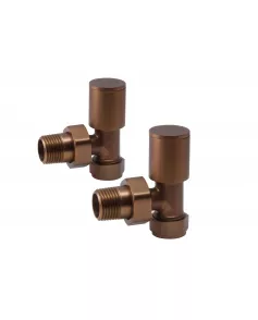 APS49845 Pattern Valve - Angled - Brushed Bronze Brushed Bronze
