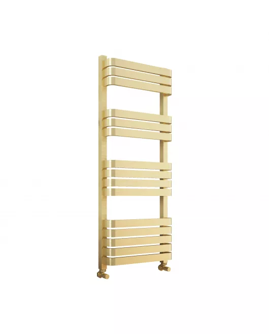 APS49868 Auckland Brushed Brass Towel Warmer - 1200*500mm Brushed Brass