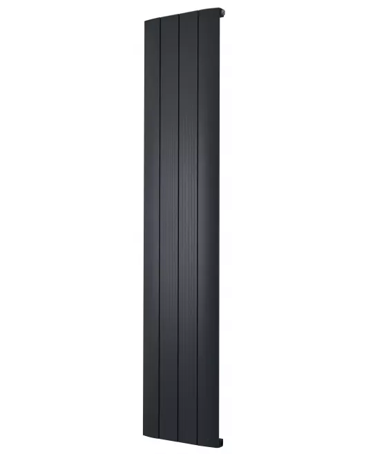 APS49870 Taupo Aluminium Black Radiator 1800x375mm Black