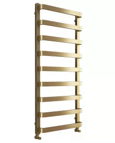 APS49883 Hastings Brushed Brass Designer Towel Radiator - 1200x500mm Brushed Brass