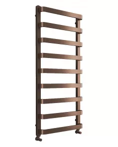 APS49885 Hastings Brushed Bronze Designer Towel Radiator - 1200x500mm Brushed Bronze