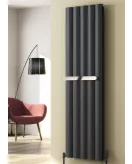 APS50644 BELVA SINGLE ANTHRACITE VERTICAL Anthracite