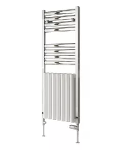 APS50676 BURTON TOWEL RAIL WHITE POLISHED White