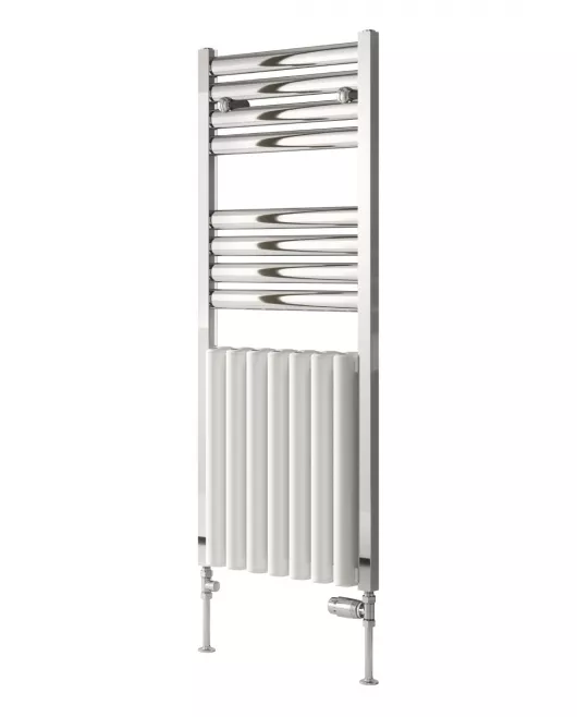 APS50676 BURTON TOWEL RAIL WHITE POLISHED White