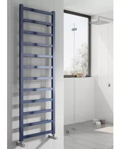 APS50739 FANO TOWEL RAIL BLUE SATIN Blue Satin