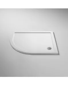 APS5076 Offset Quadrant Shower Tray 900x760mm LH White