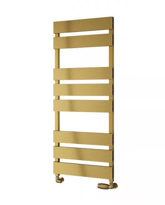 APS50770 FERMO TOWEL RAIL GOLD SATIN Gold Satin