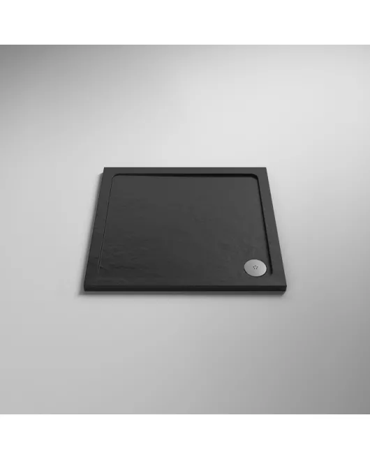 APS5095 Square Shower Tray 700x700mm Slate Grey