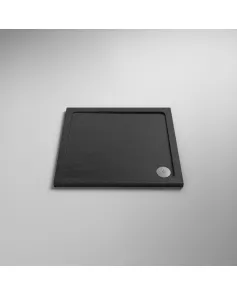 APS5096 Square Shower Tray 760x760mm Slate Grey