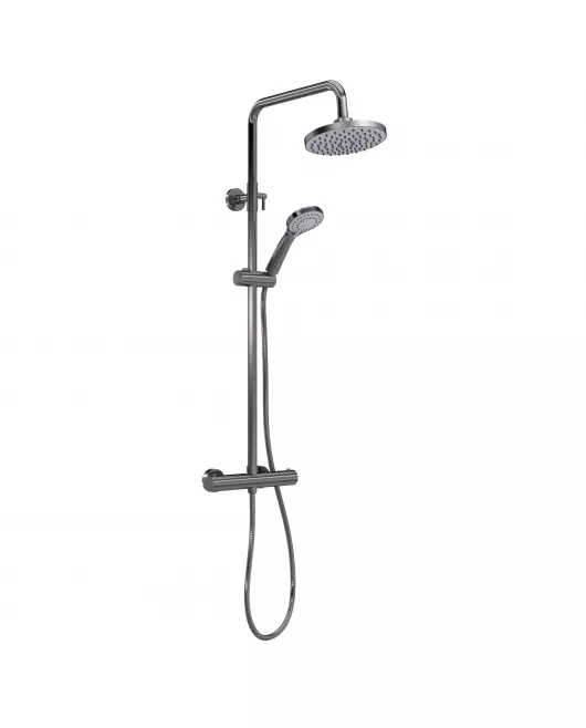 APS51257 Round Thermostatic Bar Valve & Kit Gunmetal