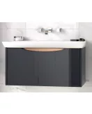 APS51262 Utopia Lustre 680 Indigo and Copper Wall Hung Vanity Unit Indigo Blue