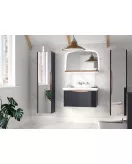 APS51262 Utopia Lustre 680 Indigo and Copper Wall Hung Vanity Unit Indigo Blue