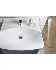 APS51262 Utopia Lustre 680 Indigo and Copper Wall Hung Vanity Unit Indigo Blue