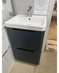 APS51263 Spa Freya 500 curved vanity unit Shadow Grey