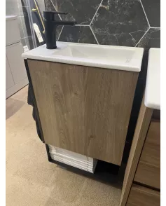 APS51267 Roca Mini pro cloakroom unit Western oak 