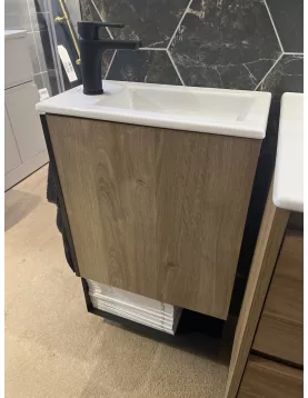 APS51267 Roca Mini pro cloakroom unit Western oak 