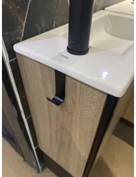 APS51267 Roca Mini pro cloakroom unit Western oak 