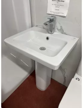 APS51269 Rak-Resort Basin and Pedestal White