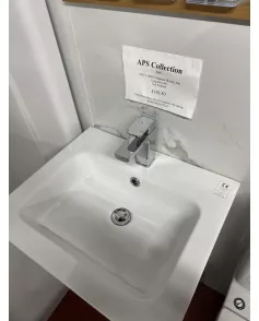 APS51269 Rak-Resort Basin and Pedestal White