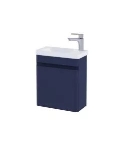 APS51271 RAK-Resort 450 Cloak Room Basin With Ceramic Basin Matt Denim Blue