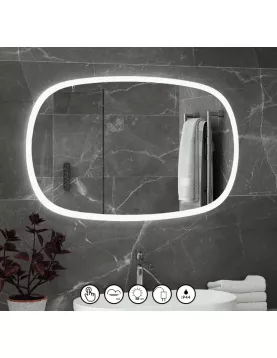 APS51273 RAK-Deco Mirror 800x600x40mm Back lit led 