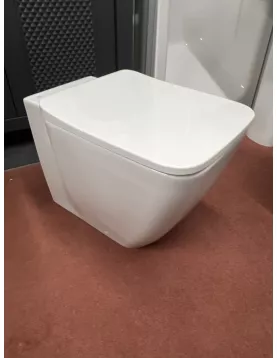 APS51275 Back to wall pan White