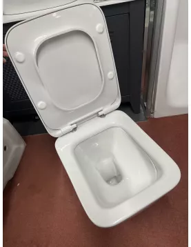 APS51275 Back to wall pan White