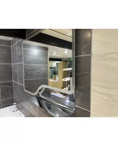 APS51283 RAK-ORNATE 800x600mm Chrome Mirror Chrome