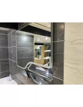 APS51283 RAK-ORNATE 800x600mm Chrome Mirror Chrome