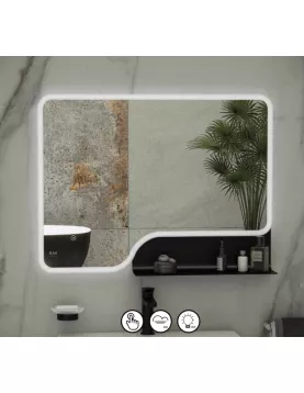 APS51283 RAK-ORNATE 800x600mm Chrome Mirror Chrome