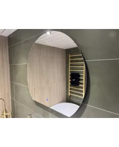 APS51284 Olive LED Mirror 700x800x30mm Silver